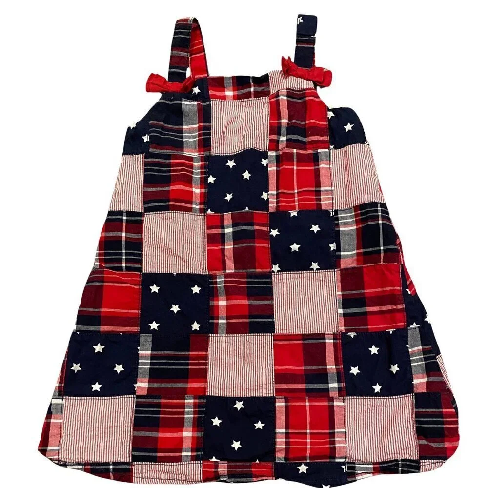 Gymboree Girl's 4th of July Patchwork Dress